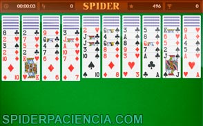 ♤️ Jogo de baralho Paciência Spider 360 online em tela cheia